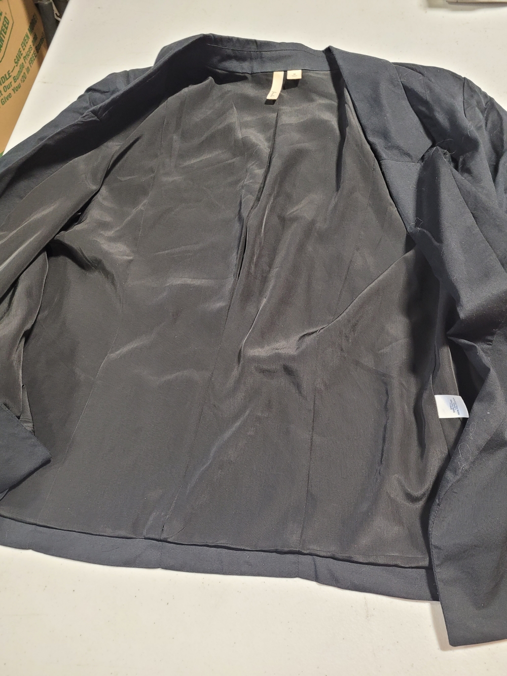 Frenchi Black Open-Front Blazer - Picture 3 of 4